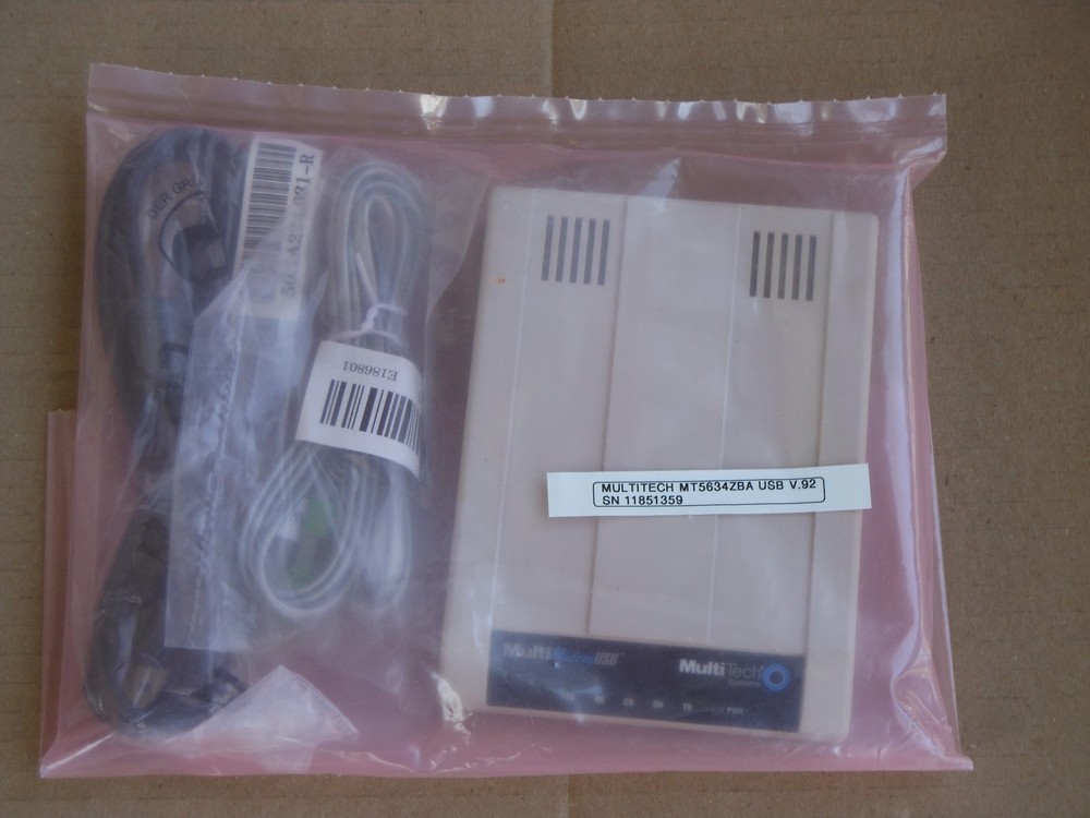 Multitech MT5634ZBA USB V.92 Multi tech