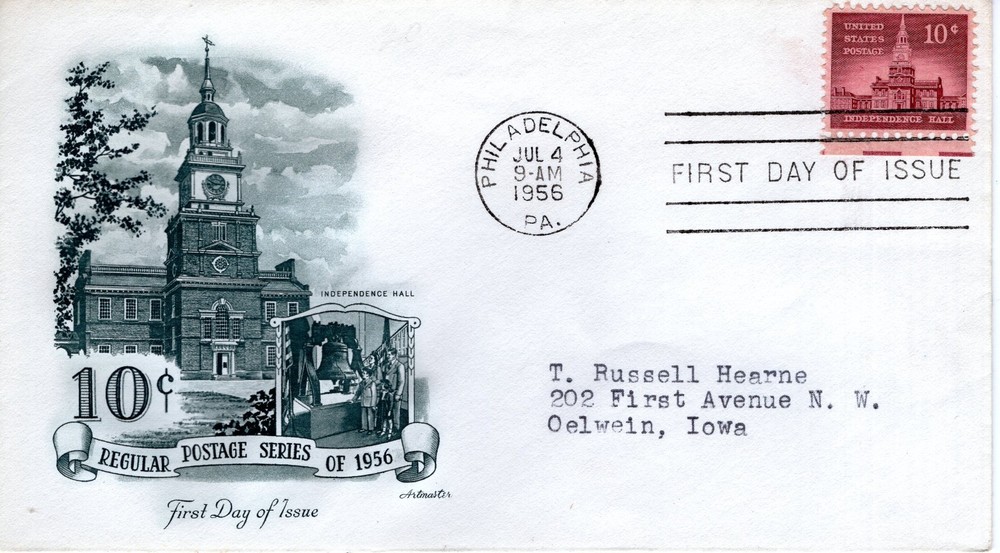 10 CENT REGULAR POSTAGE SERIES - 1956 - DC790