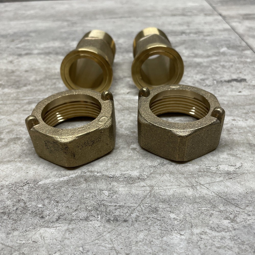 Adapter Set For Badger Style 1” Inline Flow Meter, New
