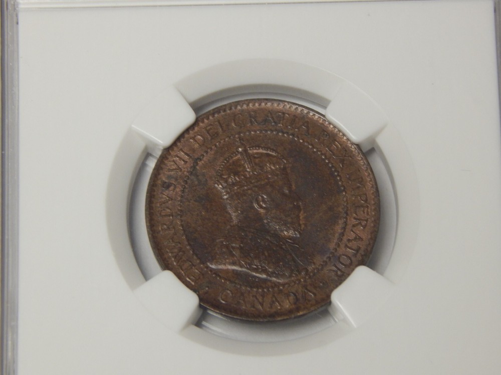 1904 Canada 1c Large Cent NGC MS 61 BN