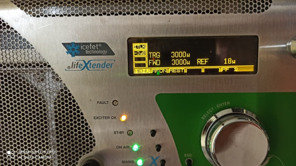 Broadcast Professional Elenos 3000w FM Transmitter Wide Band - 88 108 Mhz