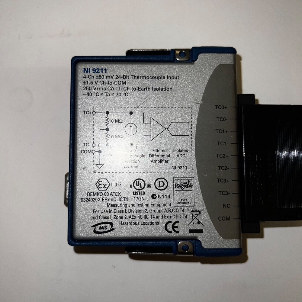 National Instruments NI 9211 cDAQ Temperature / Thermocouple Input Module