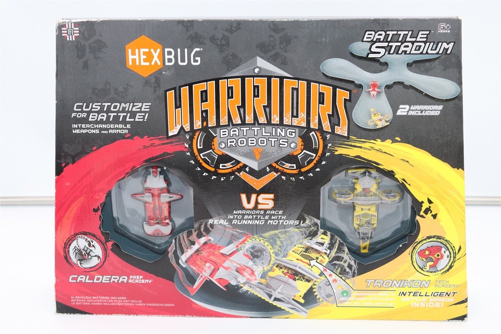 Hex Bug - Warriors - Battle Stadium - Caldera VS Tronikon - - NEW - -