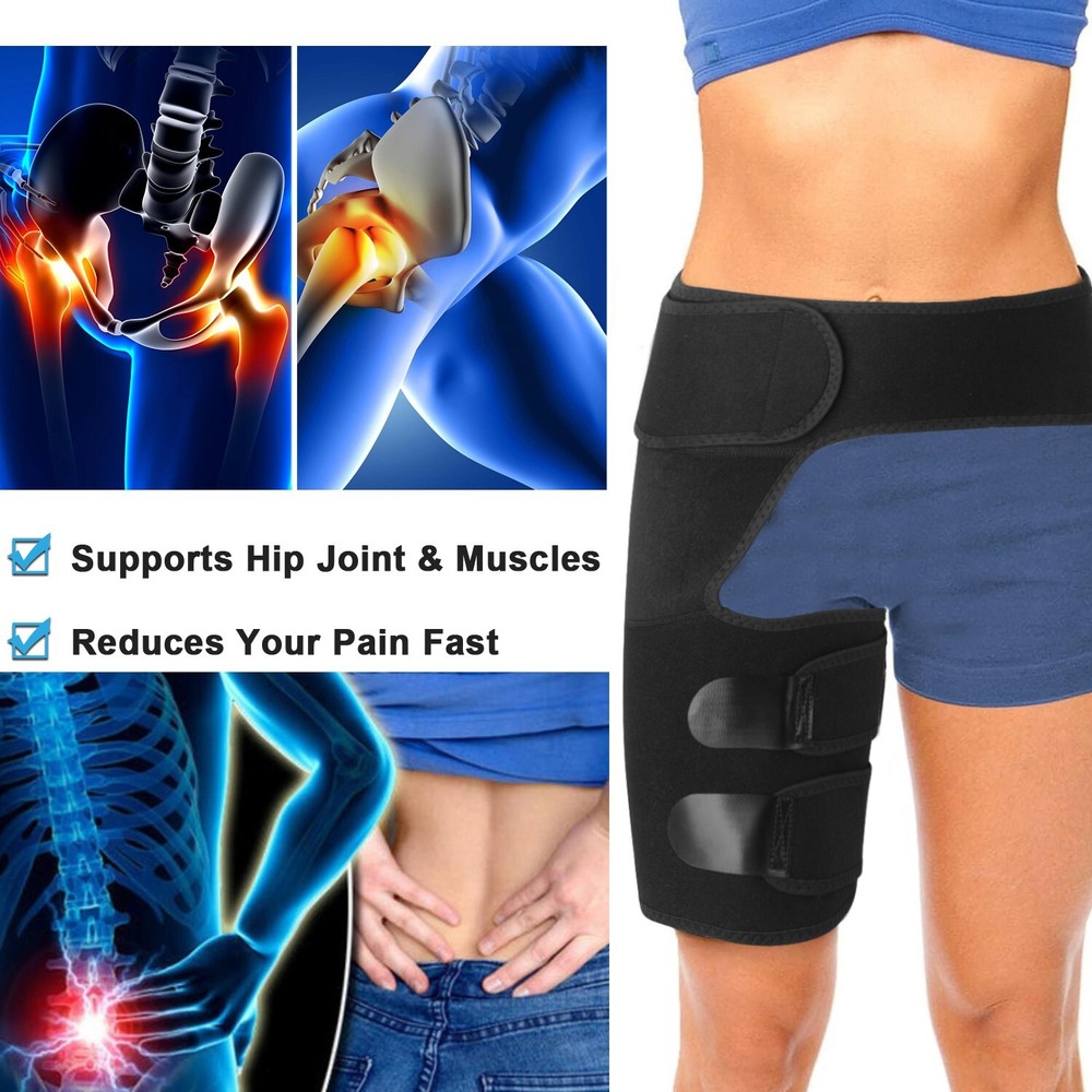Hip Brace Compression Support Wrap for Pain Relief | Support For Groin & Thigh