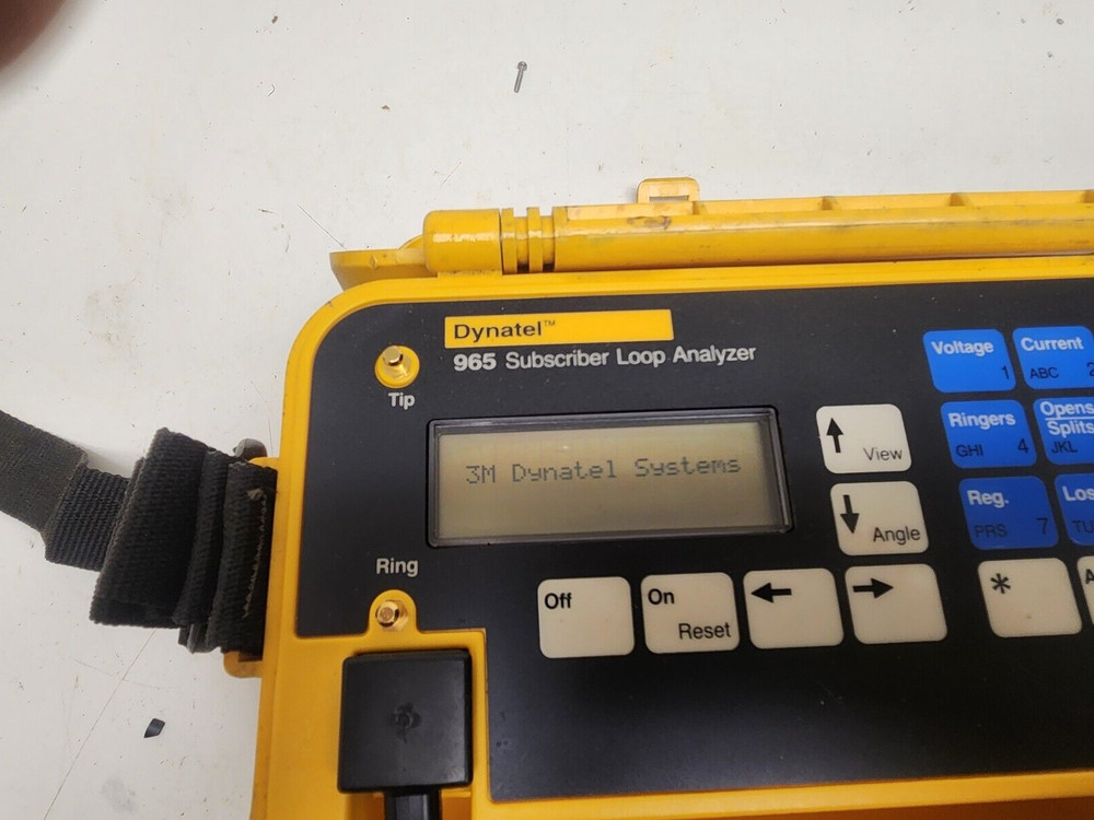 3M Dynatel 965 Subscriber Loop Analyzer & Butt Set for Line Testing