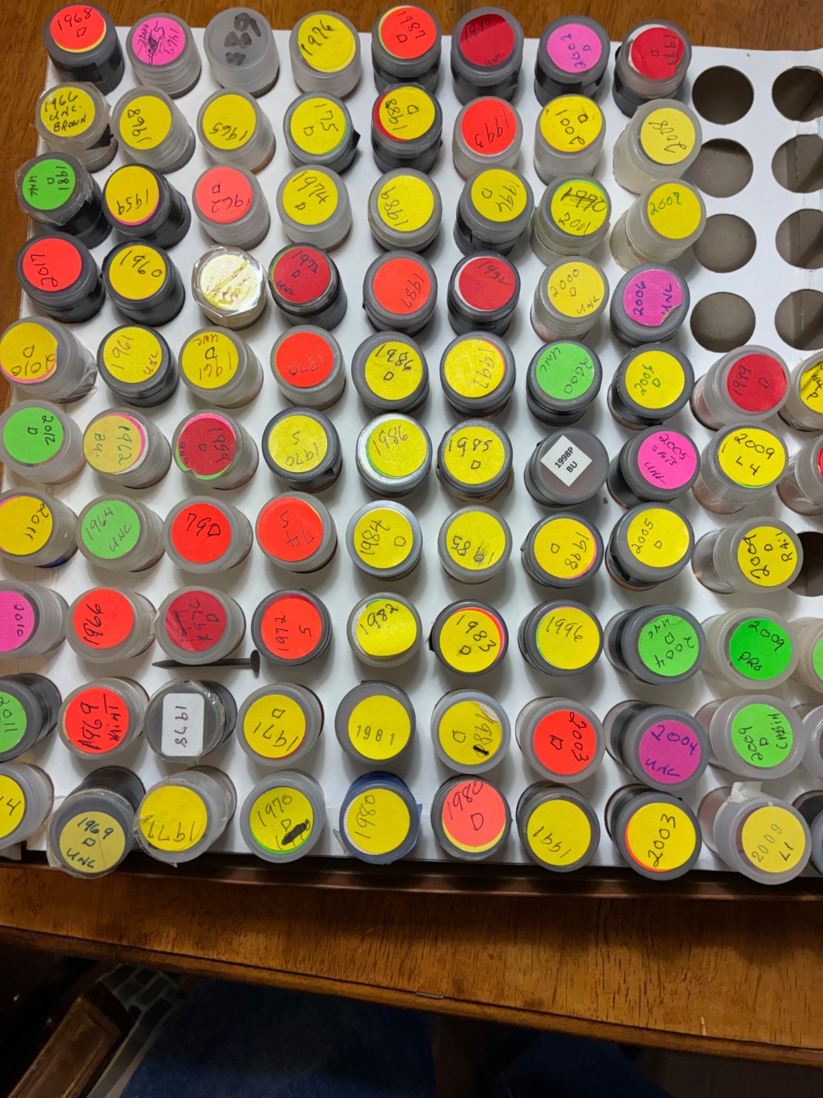 50 BU rolls Lincoln memorial cents random dates and mint marks