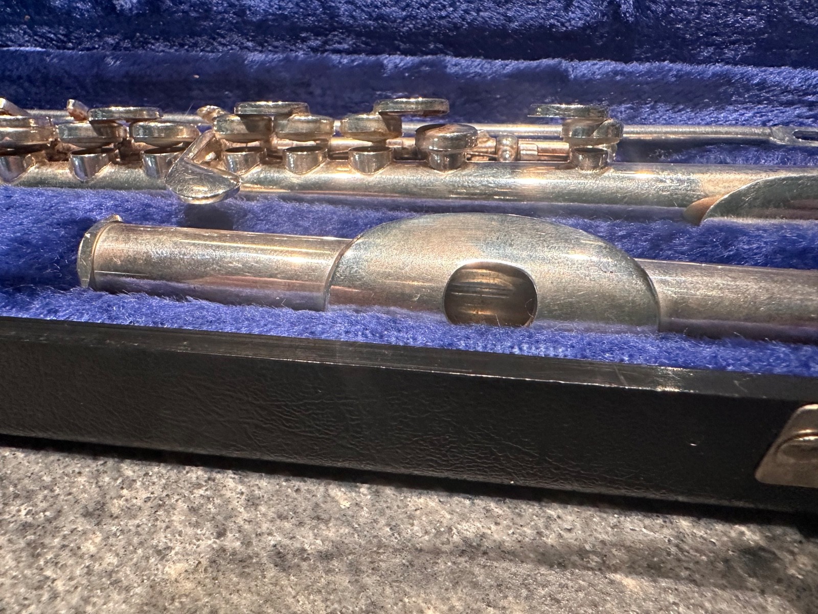 Vintage CS Gemeinhardt Piccolo Solid Sterling Silver Head w/ Cases