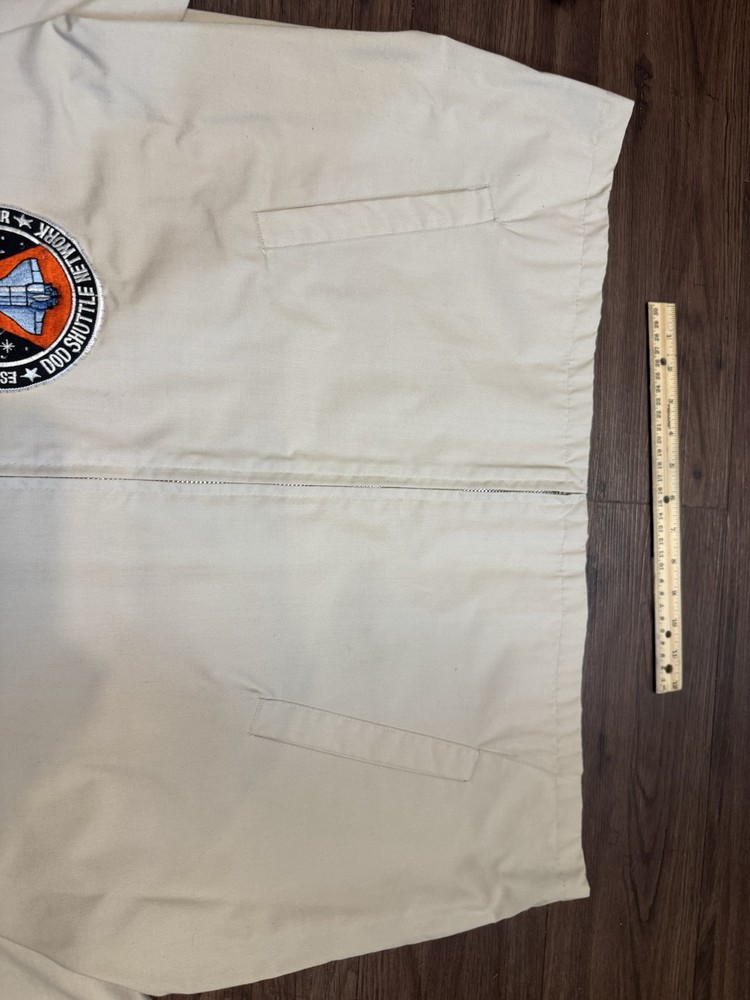 Vintage NASA Space Shuttle Jacket - DOD Shuttle Network- Shuttle Support Team