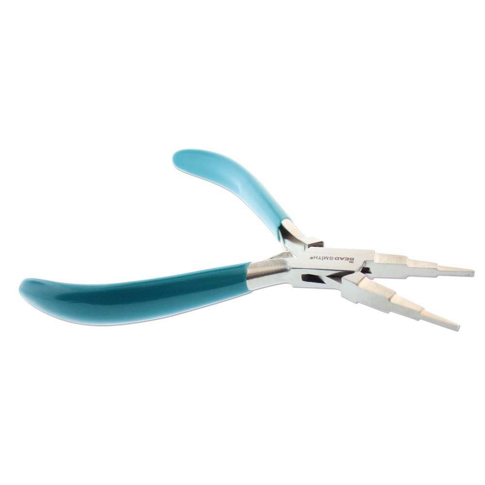 Pliers, BeadSmith 3-Step Flat Nose Pliers to Create Deep U Shaped Bends & More
