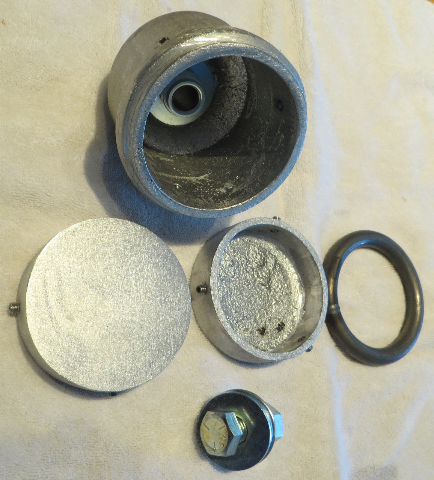 Post Pedestal for mounting a Police Gamewell Call Box or Fire Alarm Box