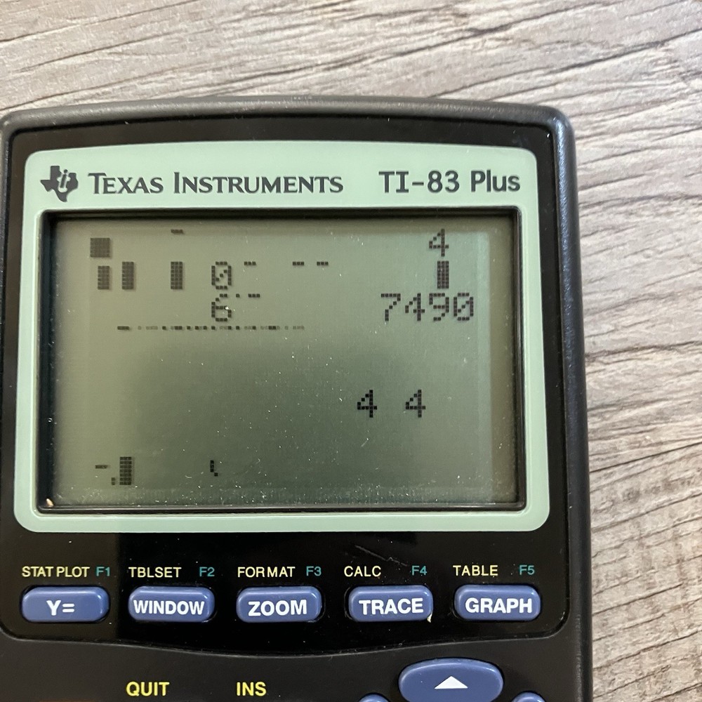 Texas Instruments TI-83 Handheld Graphing Calculator Needs Screen Replaced