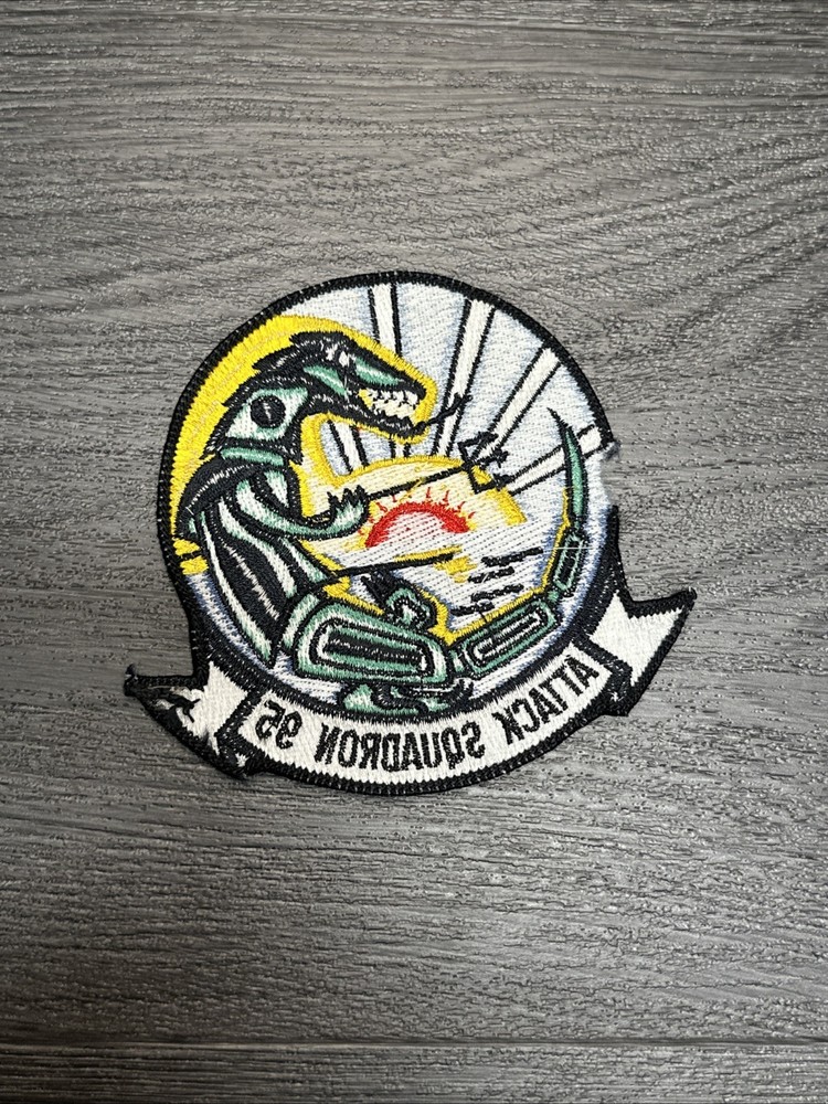 US Navy Attack Squadron 95 Embroidered Patch 3.75"X4.25"