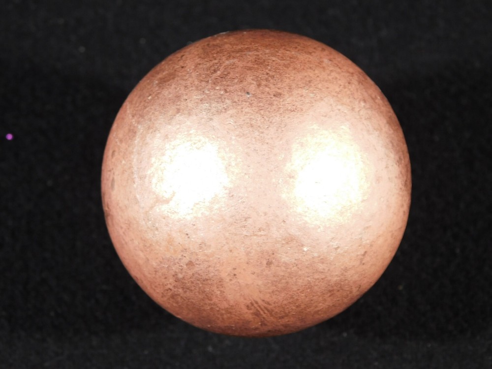 BIG! Super Heavy Solid COPPER SPHERE From Michigan 588gr