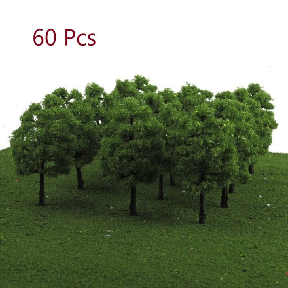 Brand New Trees Model Plastic Railway Replacement Roadway Scenery Toy Train