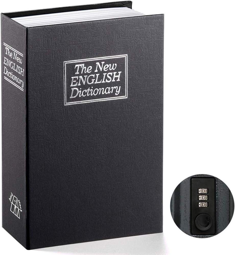 Dictionary Diversion Book Safe with Combination Lock – Secure & Stylish Design