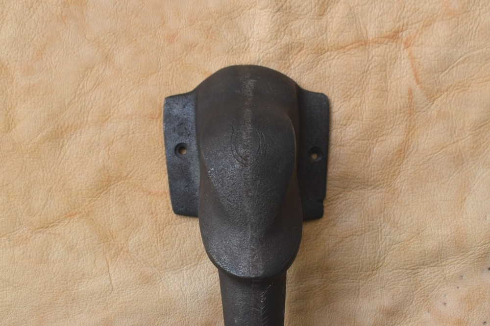 Cast iron door gate Elephant Face handle vintage style Front Door pull handle