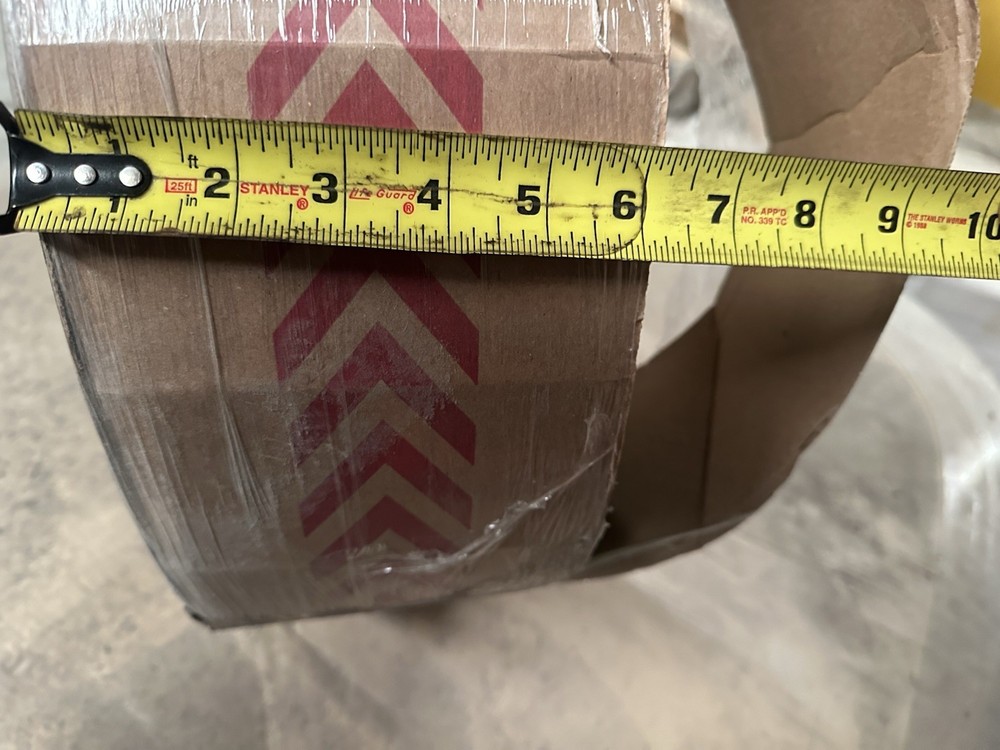 Polyester Poly Strapping, Green smooth 7/16" Core Size 16" X 6", 9900’ length