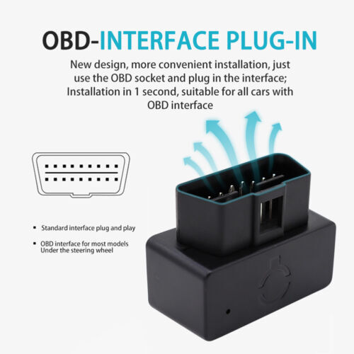 OBD2 GPS Tracker Real Time Vehicle Tracking Device GSM GPRS Vehicle Locator 4G