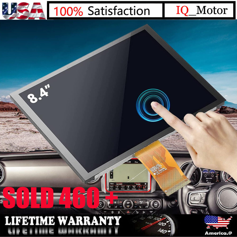 Replacement 8.4" Uconnect 2018 4C UAQ LCD Display Touch Screen Radio Navigation