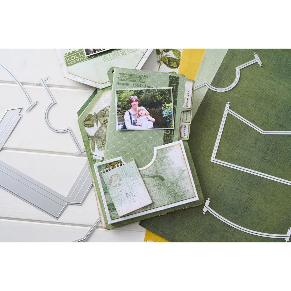 Sizzix Thinlits Snap & Swap Set - Pockets, 666877 by 49 & Market