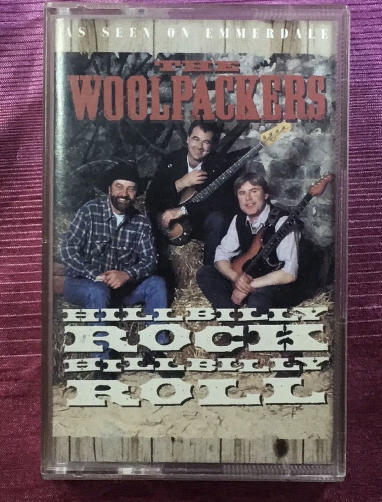 THE WOOLPACKERS - HILLBILLY ROCK HILLBILLY ROLL - CASSETTE SINGLE