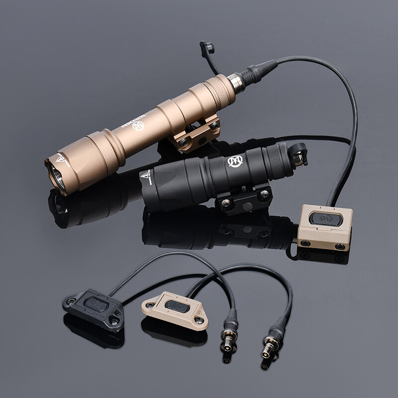 HuntingTactical M300 M600 Flashlight ModButton Remote Switch Airsoft Torch Light