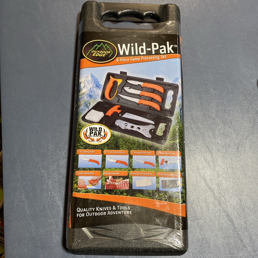 Outdoor Edge WP-2 Wild Pak Game Processing Set - 8 Piece