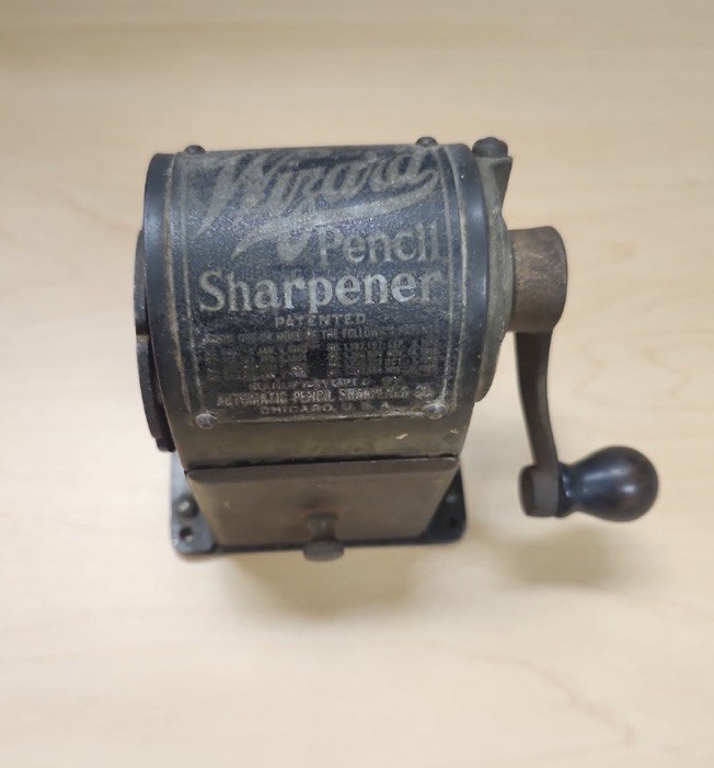 Antique Wizard Pencil Sharpener Works Nice!