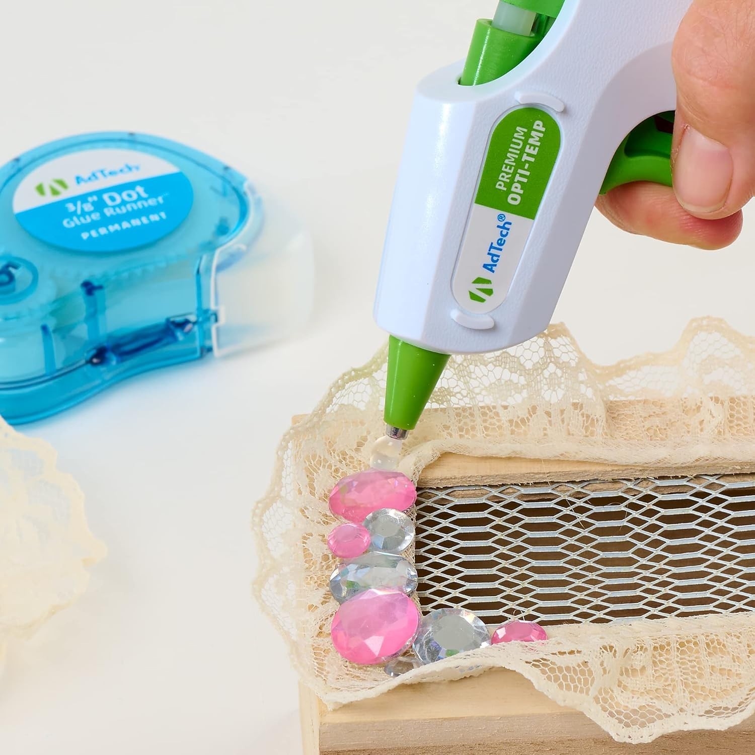 AdTech Mini Hot Glue Sticks 4 Inch Clear 30 Pack for Crafts DIY Glue Gun Repair