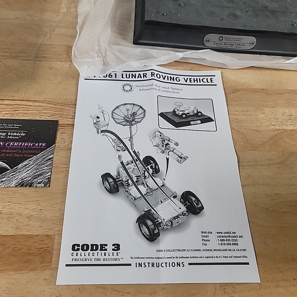 NASA Code 3 Lunar Rover Limited Edition in box