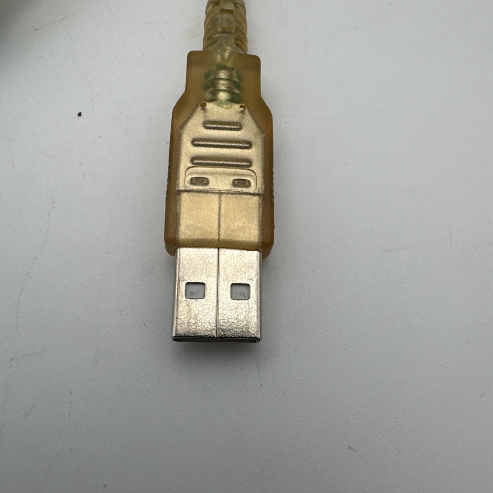Vintage USB CompactFlash Reader-Writer Delkin Devices eFilm Memory Card 4’ Cord