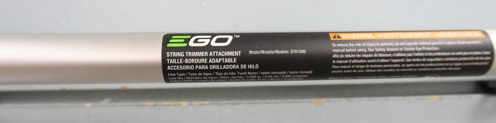 EGO STA1500 TRIMMER ATTACHMENT