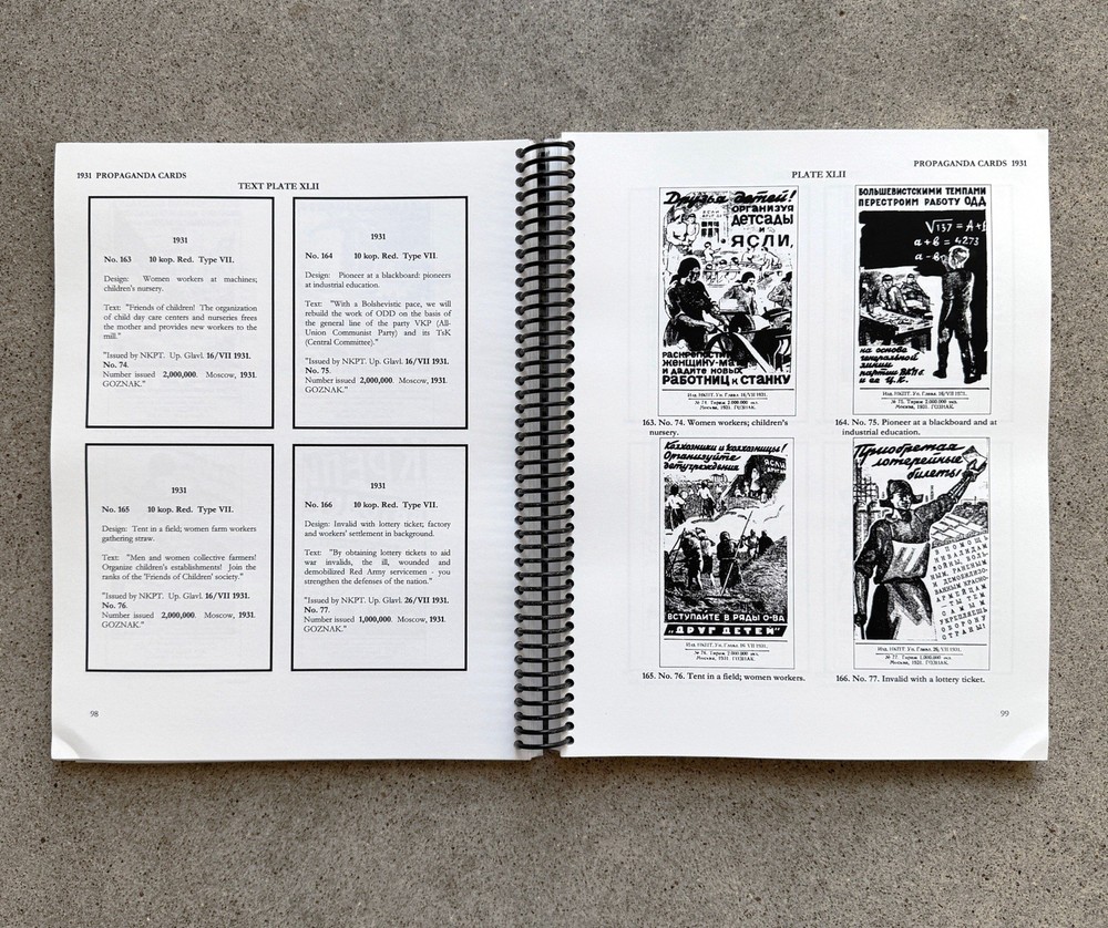 USSR Propaganda Advertising Postal Cards 1927 1934 Catalog Shalimoff Shaw