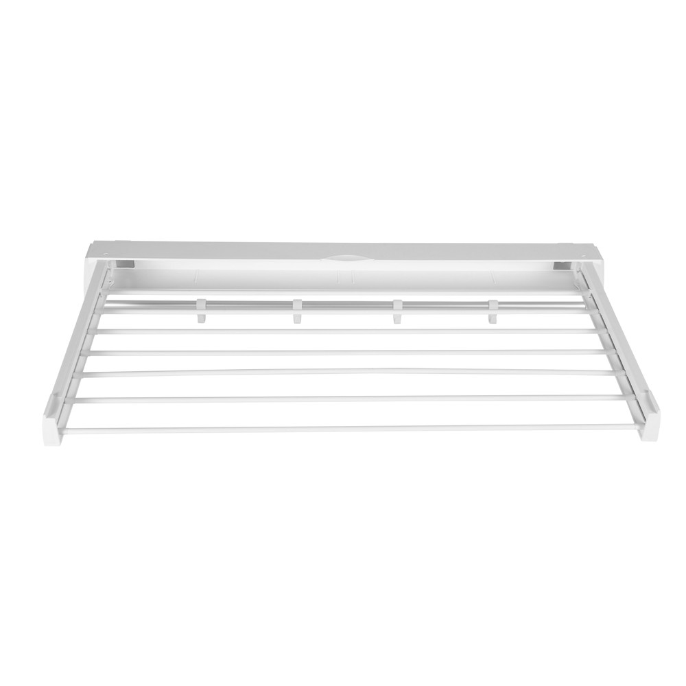 Wall-mounted Laundry Clothes Storage Dryer Hanger Retractable Drying Rack