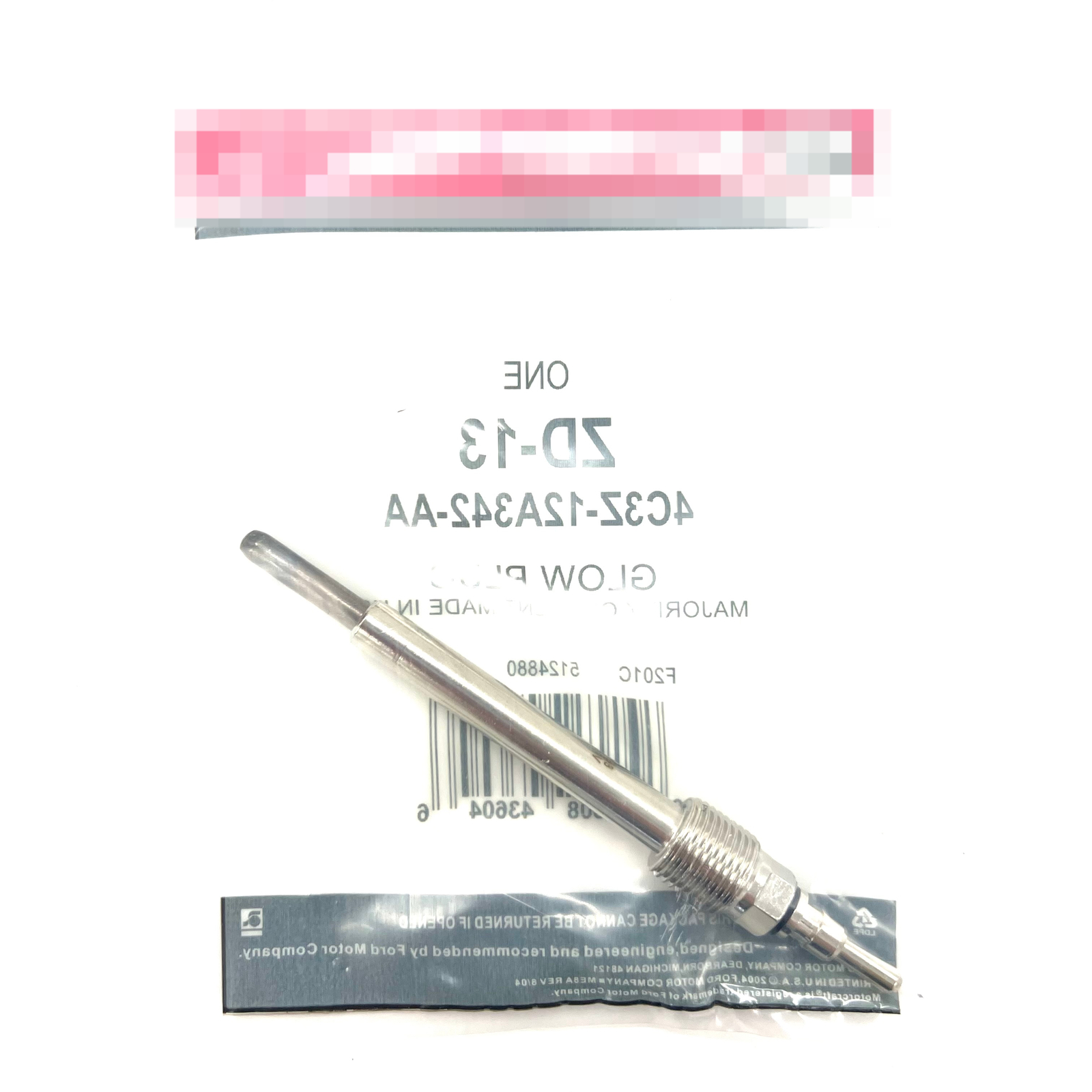 Motorcraft ZD13 Glow Plug & Harness Kit For 2004-2010 Ford Powerstroke F250 6.0L