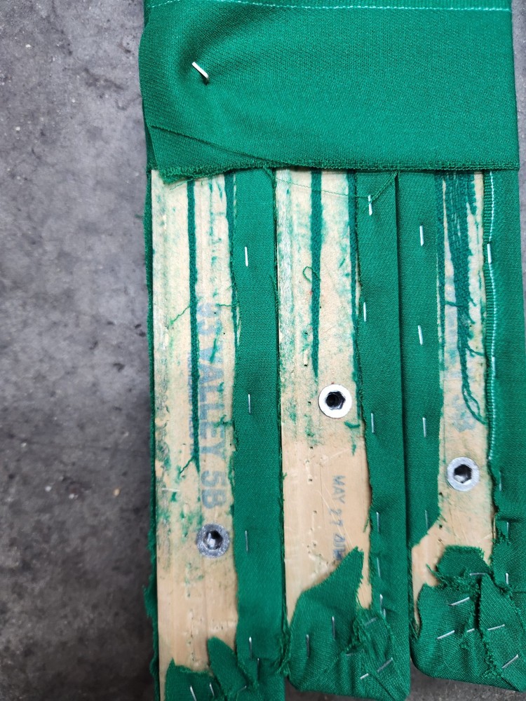 Original Valley 5-bolt pool table rails 7ft