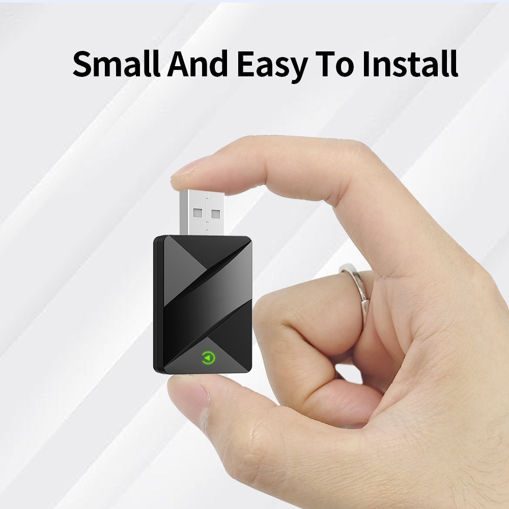 USB Wireless CarPlay Adapter for Apple iPhone & Android Auto Dongle Plug ＆ Play