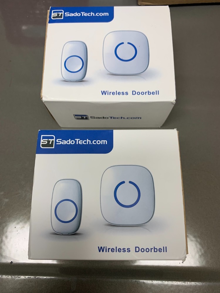 2 lot SadoTech Model C Wireless Doorbell Easy Install