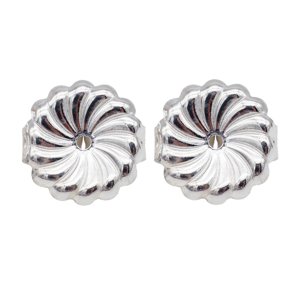 9mm Extra Large Earring Back Sterling Silver 925 Earring Support A4227