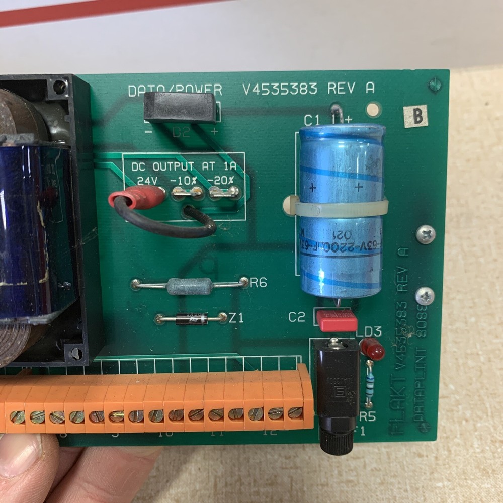 V4535383 REV A FLAKT DATA POWER PCB DATAPLINT 8088