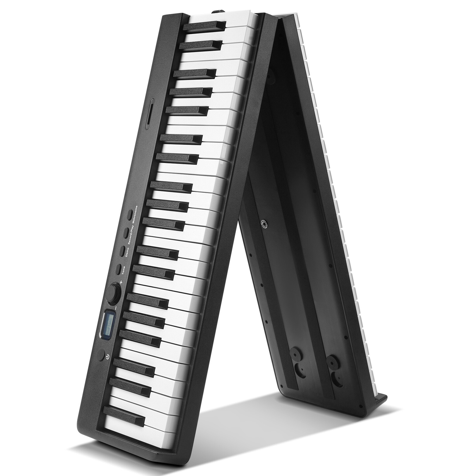 VEVOR 88 Key Folding Digital Piano Portable Keyboard Bluetooth MIDI with Stand