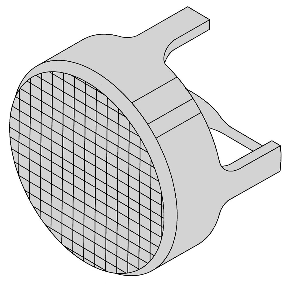 VEGETABLE CHUTE PUSHER - SMALL 7" DIA