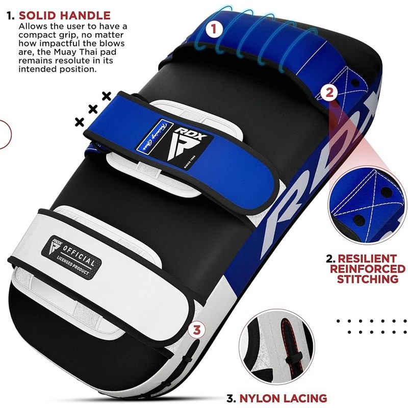 Muay Thai Strike Pads Training Reflex Agility Impact Absorbent Durable New