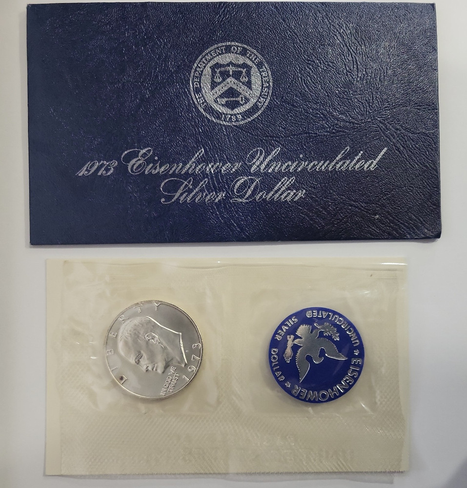 1973 S Blue Ike in original packaging