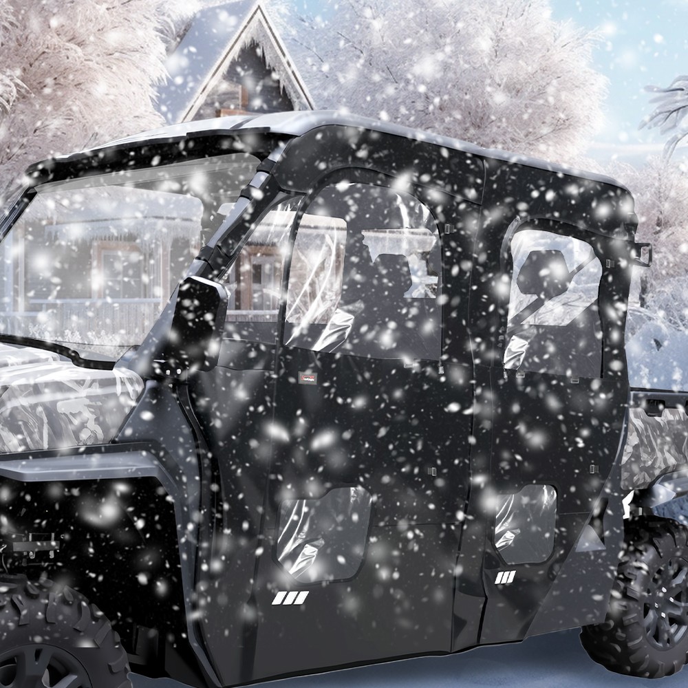 Zipper Soft Cab Enclosure Doors Side Window for CFMOTO UForce 1000 XL 2022-2025