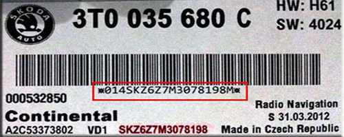 SKODA Radio Code Unlock Service – Safe & Fast Stereo Decoding