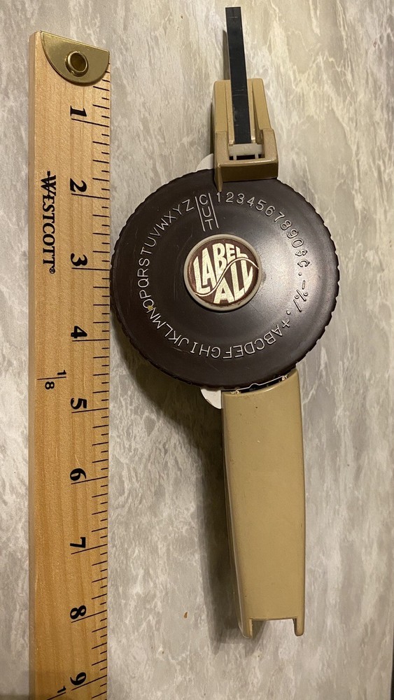Vintage Duramatic “Label All” Label Maker In Working Condition.