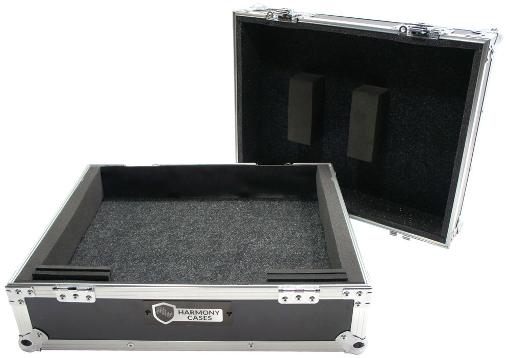 Harmony HC1200E Flight Foam Lined DJ Turntable Custom Case fits Technics 1200