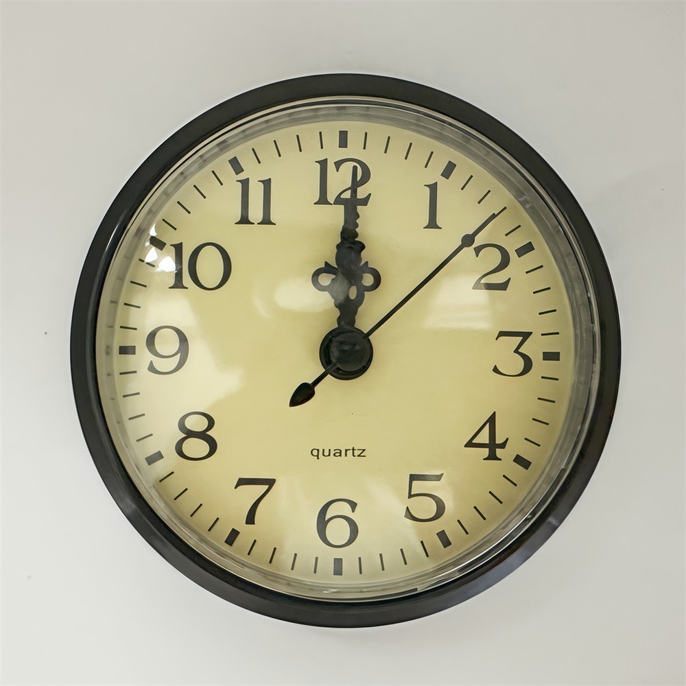 DIY 90MM Quartz Clock Insert with Reliable Silent Movement for Craft Projects