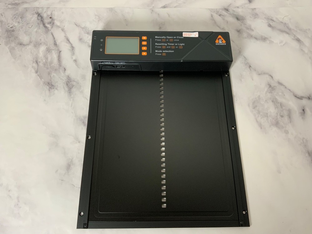 Solar Automatic Chicken Coop Door Opener w/ Timer/Light Sensor - Open Box